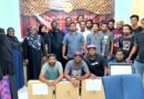 ކާށިދޫ ދާއިރާގެ އިއްޒަތްތެރިމެމްބަރ ޢަބްދުﷲ ޖާބިރުގެ ފަރާތުން ފުޓްސަލް ދަނޑަށްބޭނުންވާ ލައިޓް ހަދިޔާކުރުން.